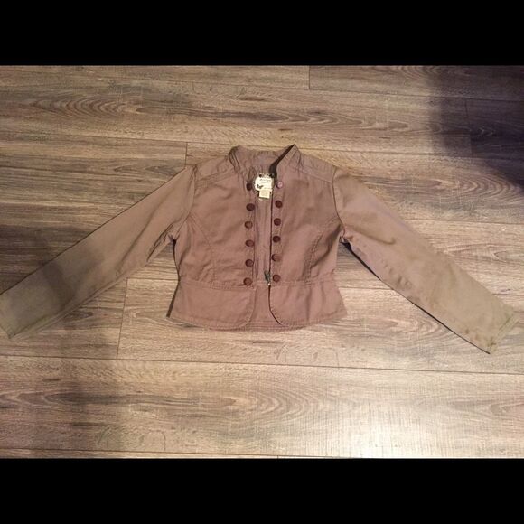 Prototype Brand Army Style Jacket with double buttons Size Small - Picture 2 of 3